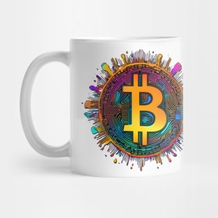 Bitcoin colorful Mug